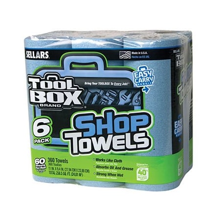 SELLARS Tool 6Pk Blu Shop Towel 5441602